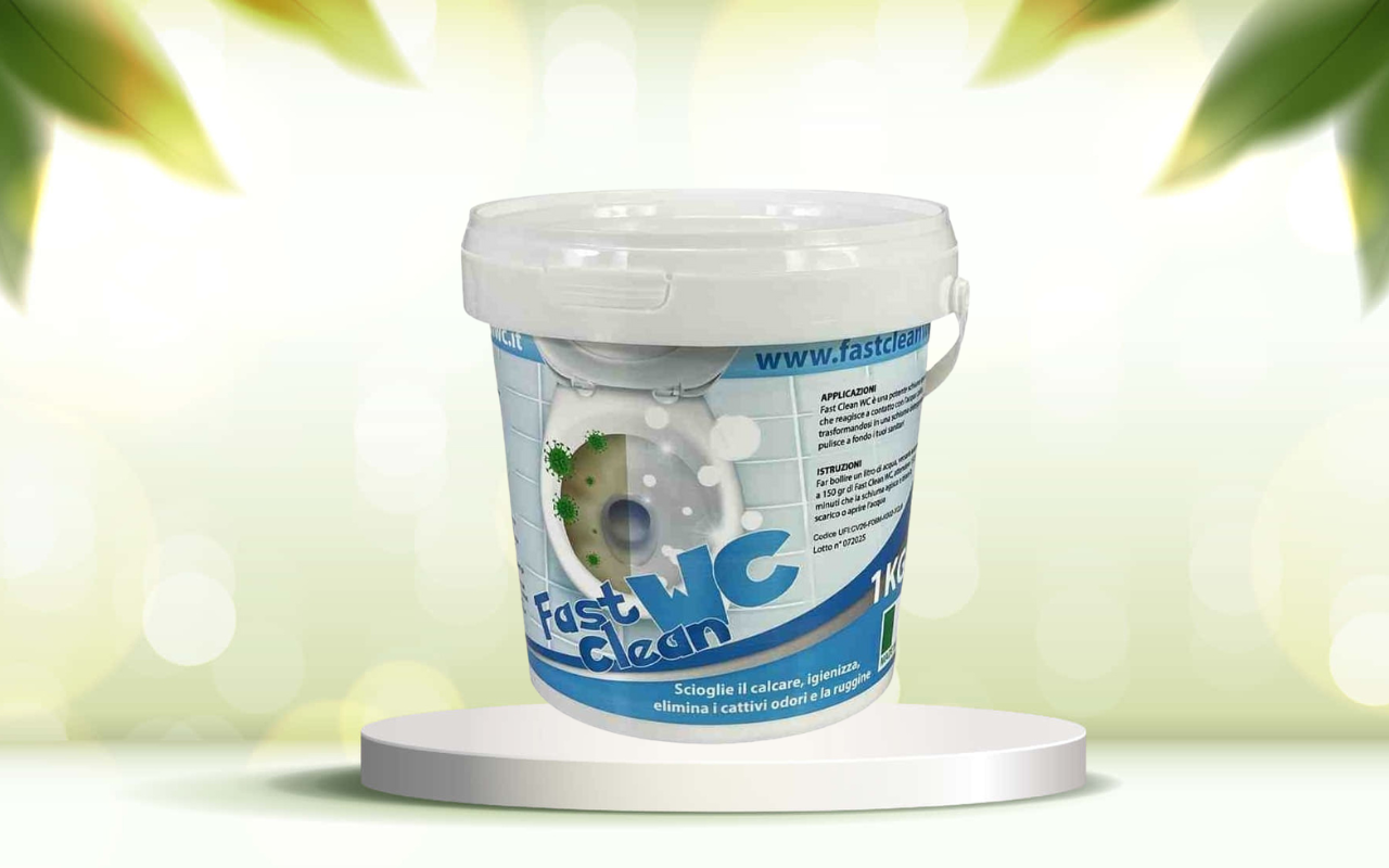 Elimina calcare e ruggine dal WC senza fatica: prova Fast Clear WC biologico